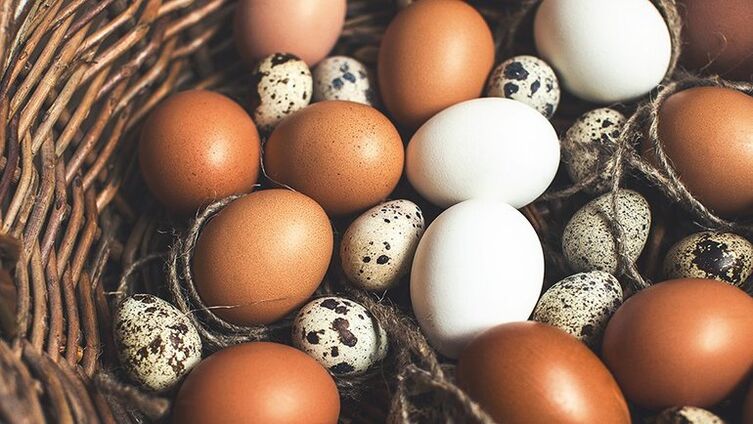 Putpelių ir vištų kiaušiniai turėtų būti įtraukti į vyrų racioną, kad išlaikytų potenciją. 