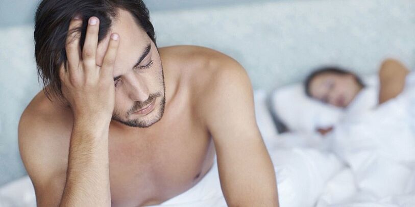 Vyro potencijos pablogėjimas, susijęs su liga ar organizmo būkle